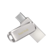 SanDisk 64GB Ultra Dual Drive Luxe USB Type-C Metallic Up to 150MB/s - Silver