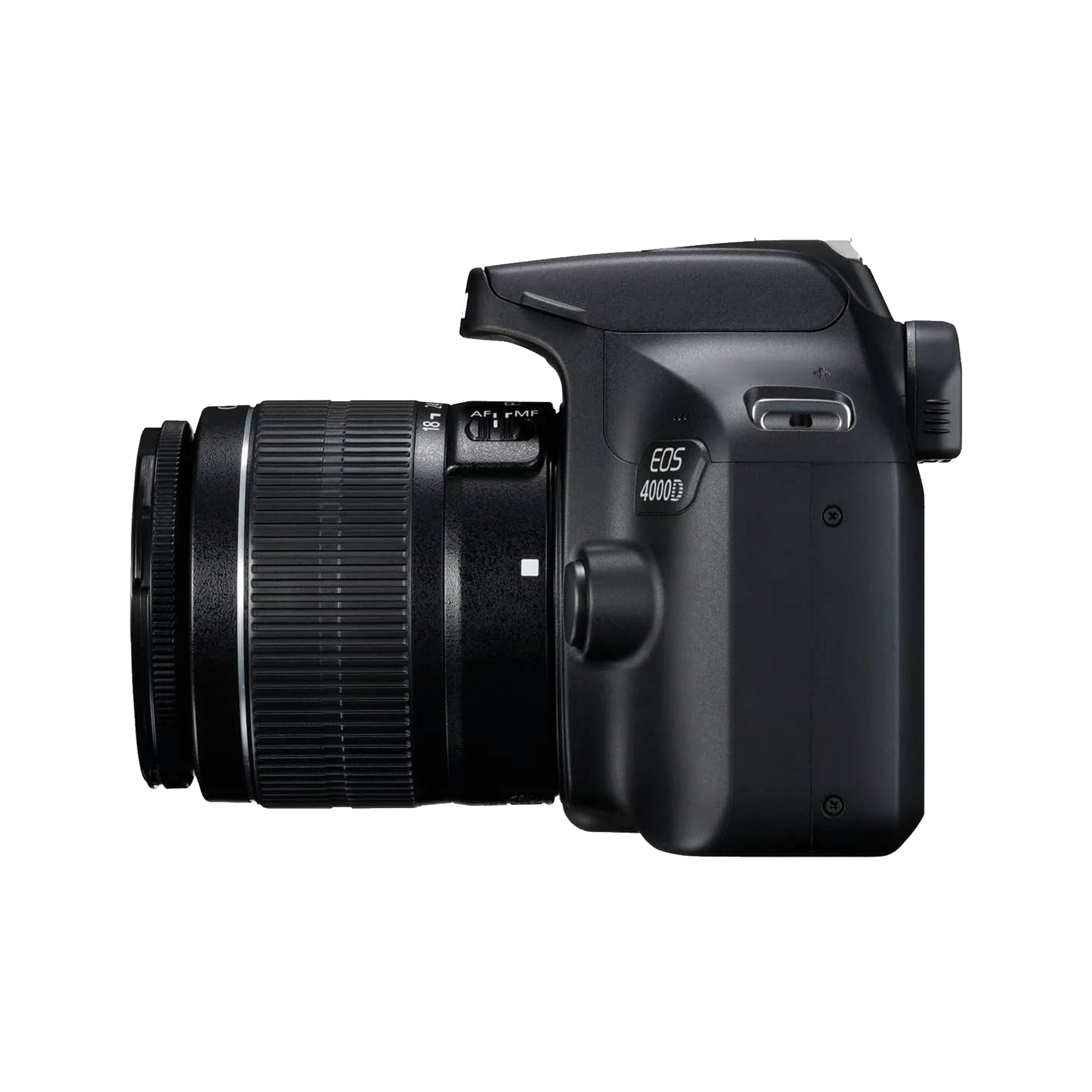 Canon EOS 4000D DSLR Camera and EF-S 18-55 mm f/3.5-5.6 III Lens - Black
