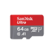 SanDisk Ultra micro SD cards + SD adapter 64GB Memory card up to 140 MB/s