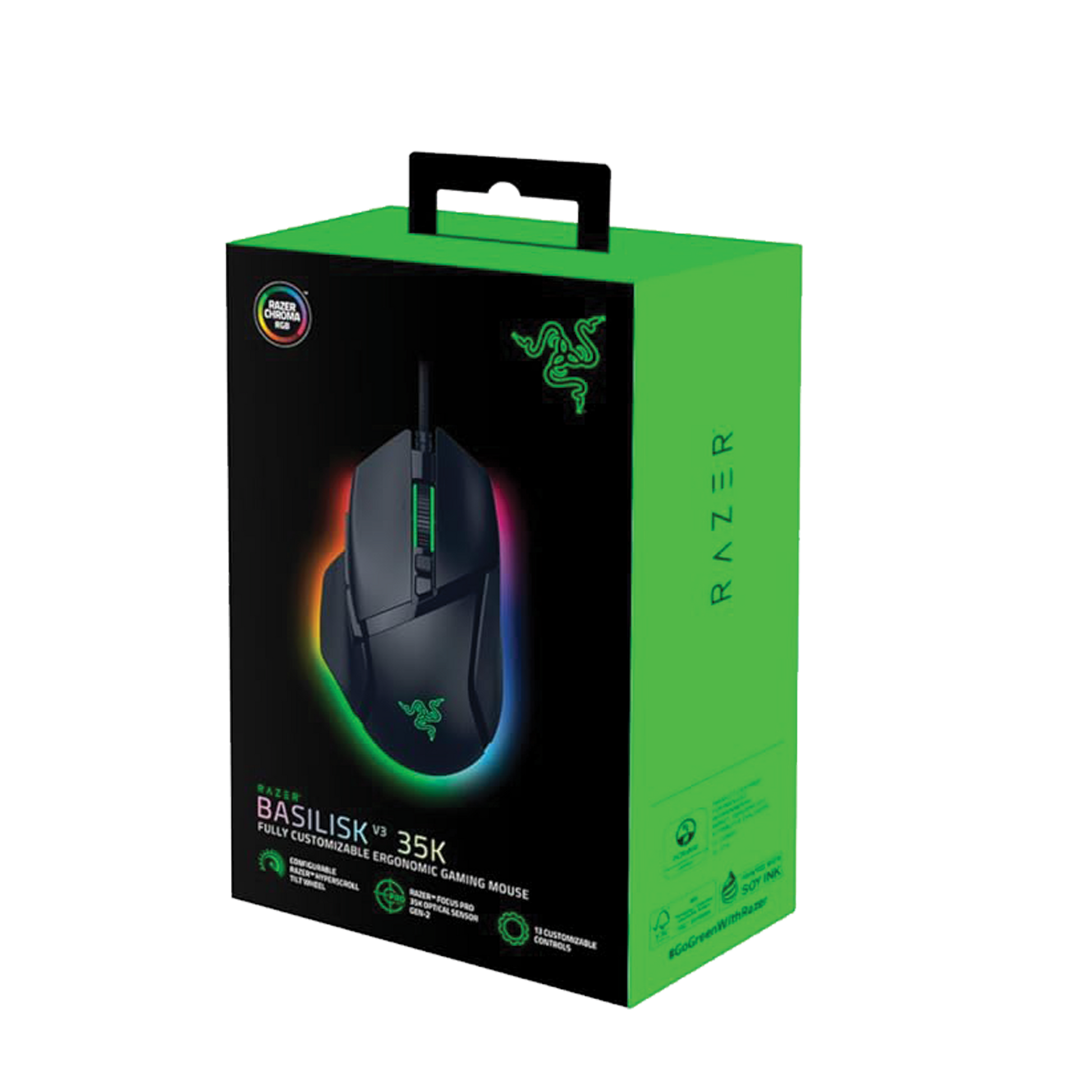 Razer Basilisk V3 Pro 35K Wireless Ergonomic Gaming Mouse Black